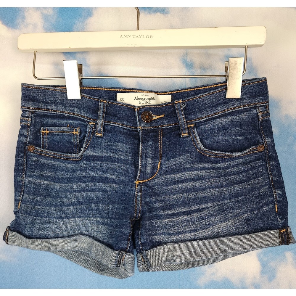 Abercrombie & Fitch Dark Blue Denim Jeans Size 00